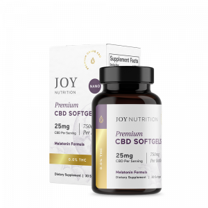 Joy Organics CBD Softgels with Melatonin and CBN for Sleep