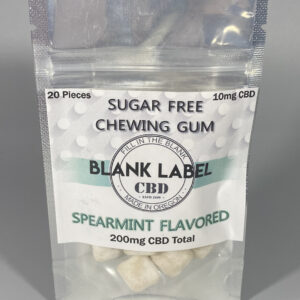 CBD Sugar Free Chewing Gum Spearmint Flavor