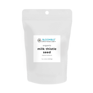 bloomble apothecary organic milk thistle seed