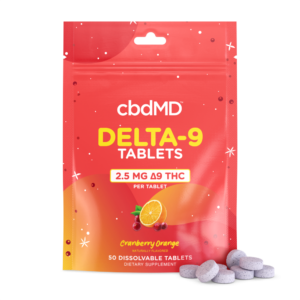 CBDMD Delta 9 Cranberry Tablets